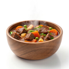 beef stew with vegetables in a bowl