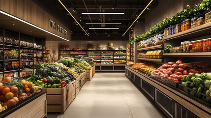 grocery store in the supermarket