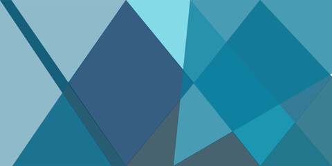 Dark blue 3d abstract modern background with geometric shapes. Futuristic technology concept design for banner, backdrop, wallpaper, cover, presentation background. Vector illustration