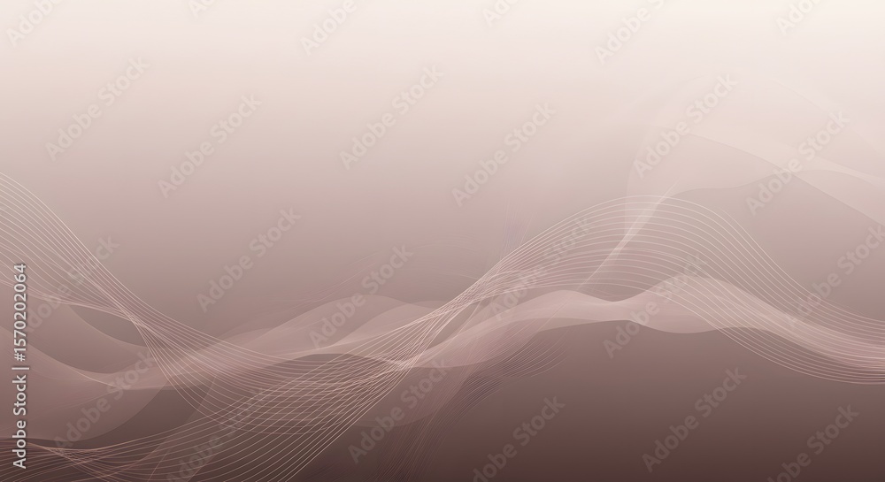 Poster elegant abstract beige wave background - soft gradient, modern design