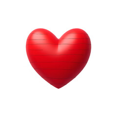 Red Heart: Valentine's Day Symbol, Love Graphic, Romantic Design Element