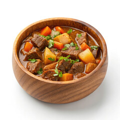 beef stew with vegetables in a bowl