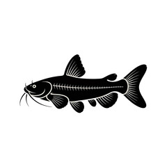 Silhouette of a Catfish