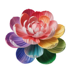 Abstract Colorful Flower Design