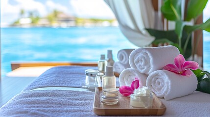 Luxurious Spa Experience on Yacht: Serene Relaxation with Ocean Views