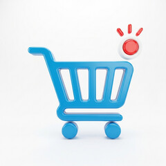 online shopping 3d icon