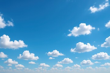 Obraz premium Expansive sky panorama with dramatic cloud formations creating inspiring natural backdrop for website headers