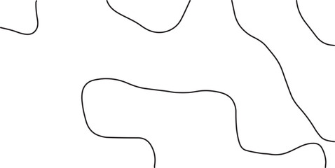 Organic wavy brown lines on plain white backdrop for modern abstract art texture seamless patterns and digital use  
