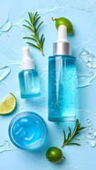 Refreshing Natural Skincare Products Featuring Herbal Extracts and Hydrating Gel Formulas for Healthy Skin