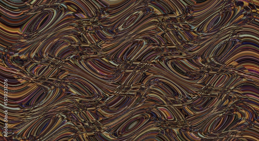 Poster wavy textured pattern: a captivating visual symphony of organic lines in a unique swirling pattern, 