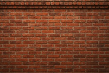 Fototapeta premium Vintage Brick Architecture: Classic red brick masonry with traditional construction patterns showcasing timeless architectural heritage and construction craftsmanship