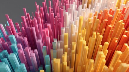 Abstract colorful geometric blocks