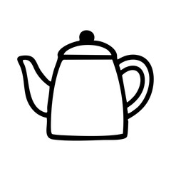 Fototapeta premium コーヒーポット 線画 手書き
