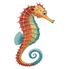 seahorse isolated on transparent background
