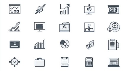 A collection of digital business analytics financial planning and marketing optimization tools for data driven strategy and growth