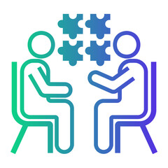 therapist Line Gradient Icon