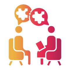therapist Gradient icon
