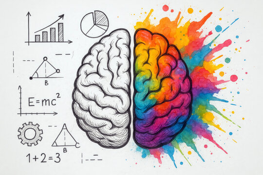 Analytical Versus Creative Brain Hemispheres human brain left brain