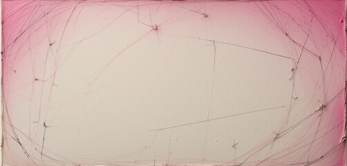 Abstract Magenta Sketch Coarse Texture, Faint Folds, Open Center for Text