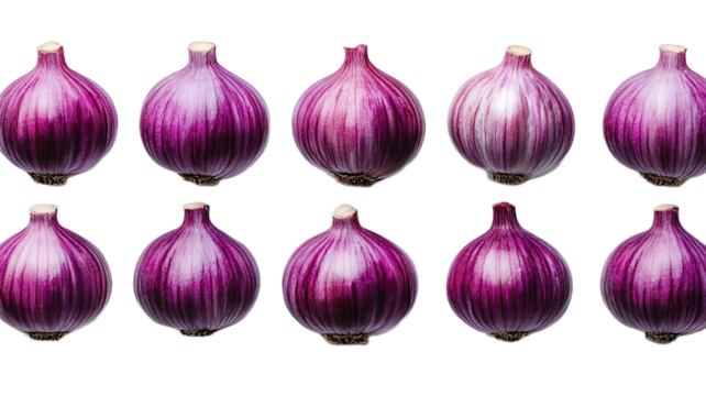 Nineteen vibrant purple bulbs arranged in a grid pattern