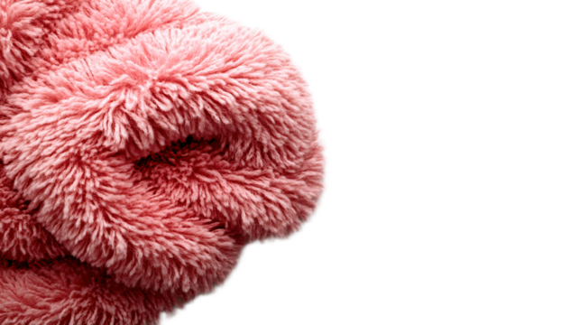 Soft, fluffy, pink fabric texture