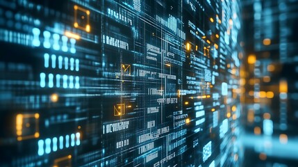 Abstract digital data stream (33)