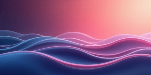 Fototapeta premium Abstract purple and pink backgrounds with flowing light waves, ideal for modern design and vibrant wallpapers