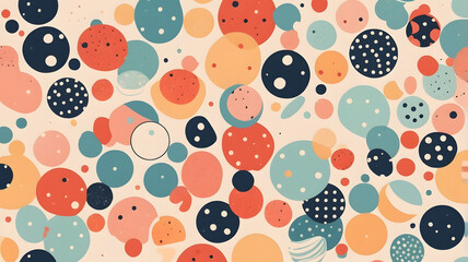 Vibrant Summer Fruit Design Playful Arrangement of Lemons, Oranges, and Blue Slices on Dark Background