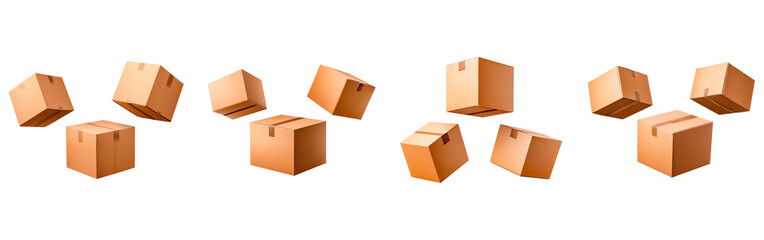 Wooden blocks arrangement for creative design and construction concepts on transparent background, PNG	