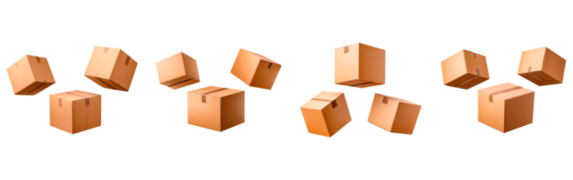 Wooden blocks arrangement for creative design and construction concepts on transparent background, PNG	