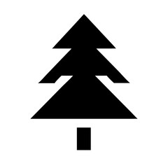 Fototapeta premium Fir tree icon