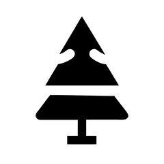 Obraz premium spruce tree icon