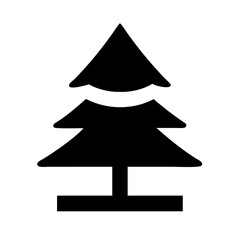 Obraz premium spruce tree icon
