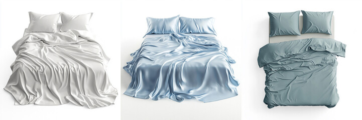 fresh and crisp bed sheet set with a smooth texture