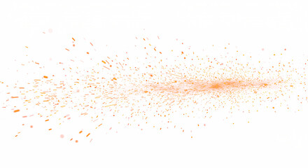 Fiery Sparks Exploding in a Dynamic Display.