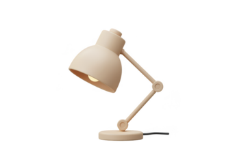 3D Render Desk Lamp Modern Interior Illumination Design Element PNG