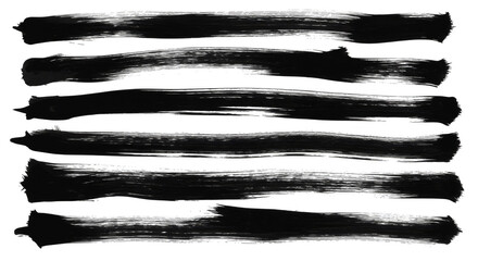 Abstract Black Brushstrokes Texture Background Grunge Strokes Design