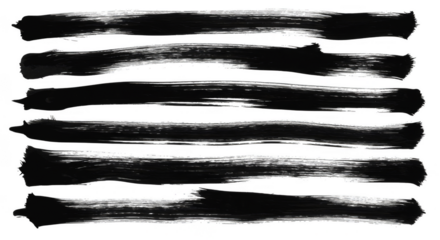 Abstract Black Brushstrokes Texture Background Grunge Strokes Design