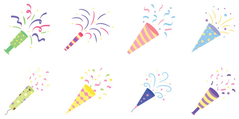 Set of Party Popper