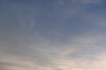 Obraz premium beautiful blue sky and white cloud background in springtime