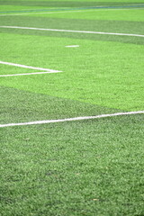 artificial green grass background for playground