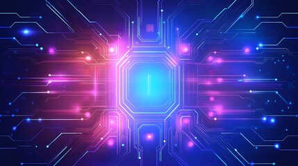 Obraz premium Abstract circuit board design (104)