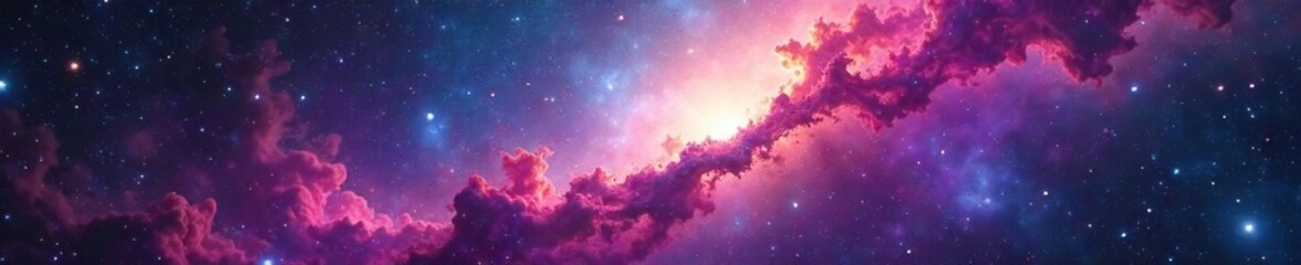 Vibrant Swirling Nebula A Breathtaking Cosmic Landscape of Gas, Dust, and Distant Stars, Perfect for Science Fiction, Fantasy, and Astronomy Projects