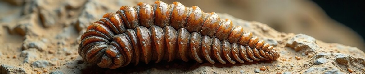 Meticulously Preserved Trilobite Fossil A Prime Example of Evolutions Enduring Power, Showcasing Prehistoric Life in Stunning Detail.