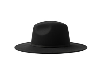 Elegant Black Glitter Hat Fashion Sparkle Isolated Accessory Style