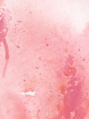Fototapeta premium Watercolor background pink with abstract spots, handmade
