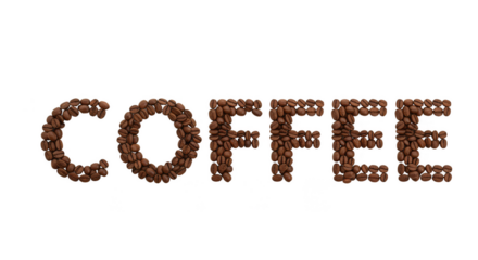 Coffee Beans Spelling Coffee Cafe Drink Aroma Ingredient PNG