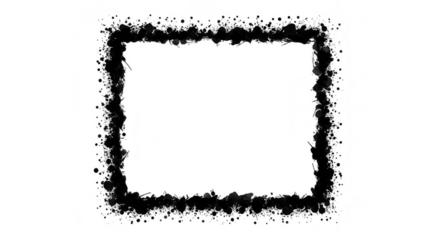 Glitch Frame Border Noise Texture, Transparent Digital Error Effect