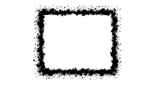 Glitch Frame Border Noise Texture, Transparent Digital Error Effect