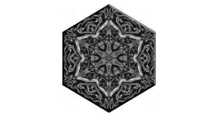 Geometric Shape Ornament Design Illustration Transparent Background